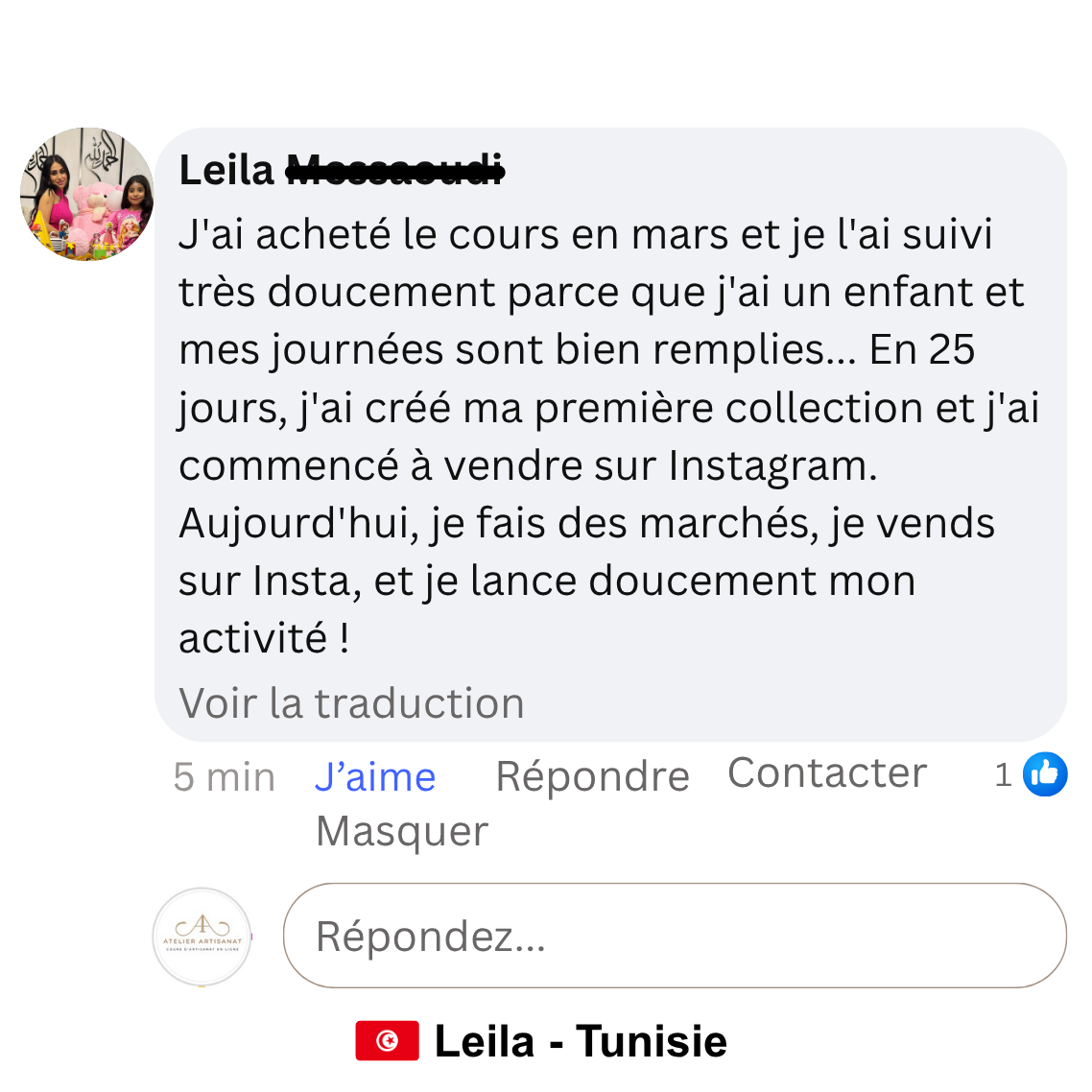 Leila testimonial